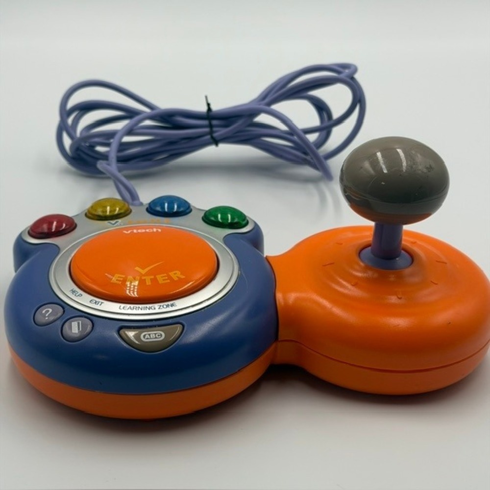 Vtech V.Smile TV Learning System Console 1 Controller 1 Game Tested/Works NOTE - Picture 5 of 9